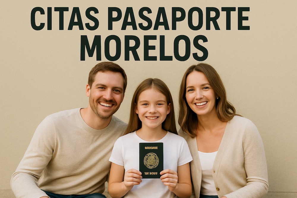 citas de pasaporte Morelos